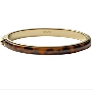 Fossil Tortoise Shell Bangle